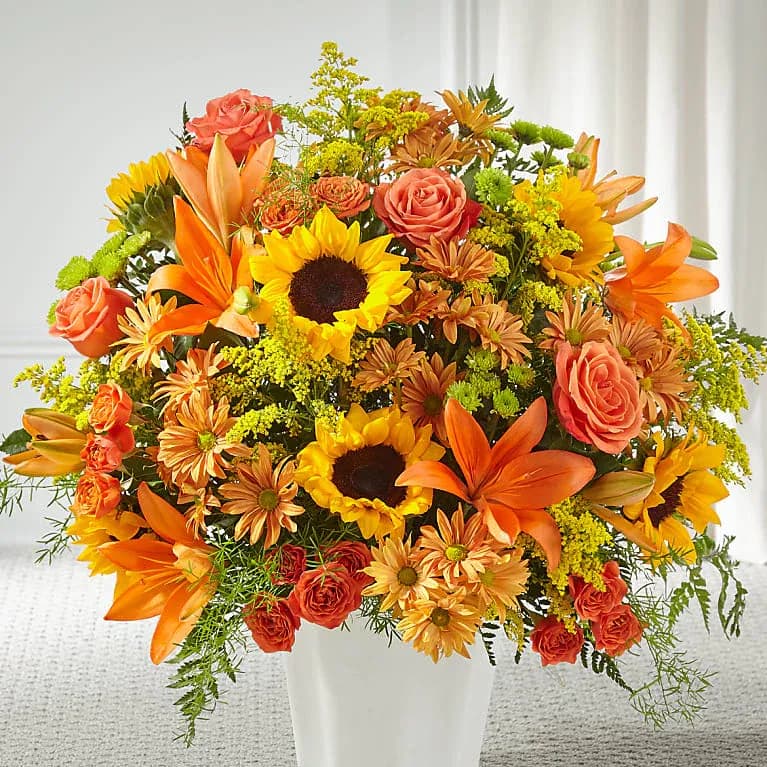 Harvest Thoughts Floor Basket Standard