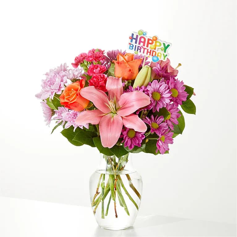 One and Only Bouquet & Happy Birthday Topper